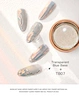 Moonlight White Aurora Pearl Mirror Effect Solid Pigment